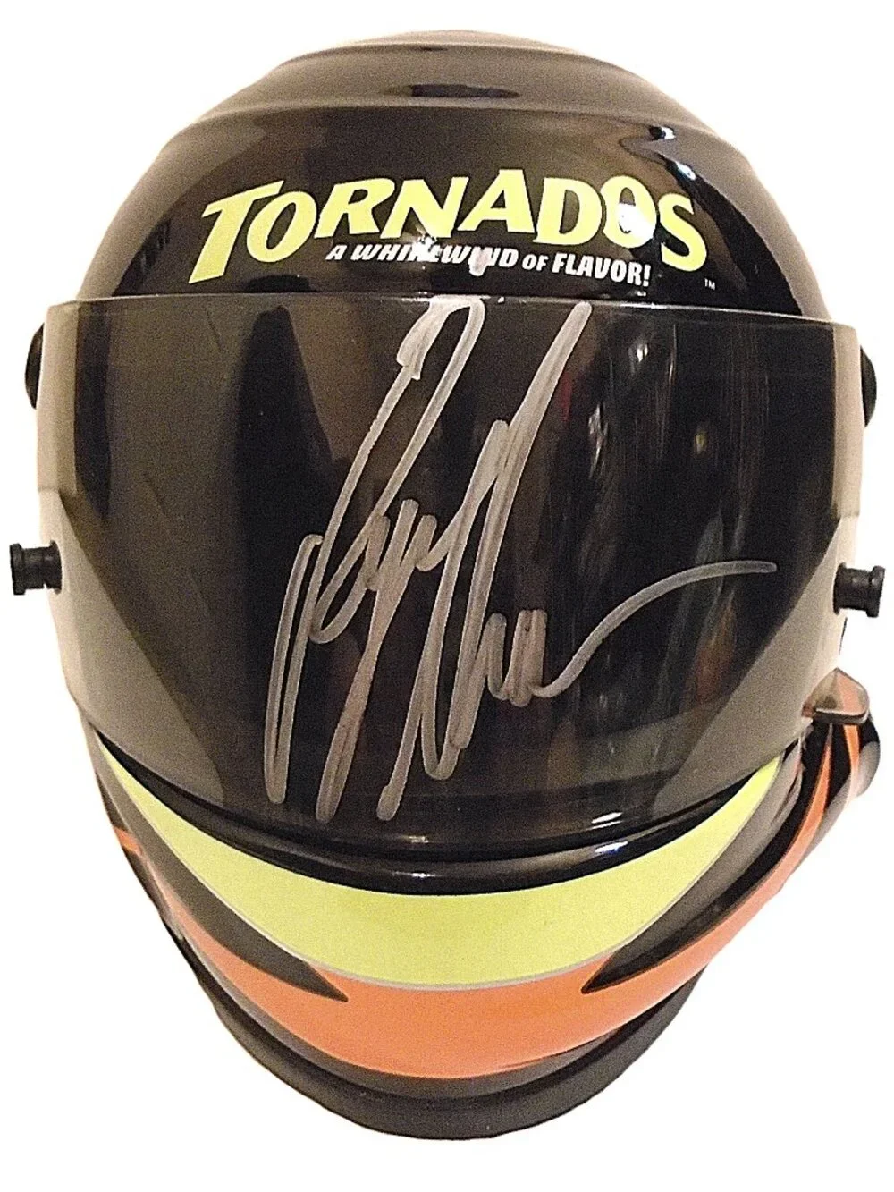 Ryan Newman Signed Tornados NASCAR 1/3 Scale Mini Helmet Proof COA